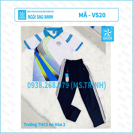 ÁO THỂ DỤC VS20 - THCS AN HÒA 2